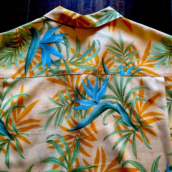Tommy Bahama XL 100% Silk Tropical men’s short sleeve - Picture 4 of 7